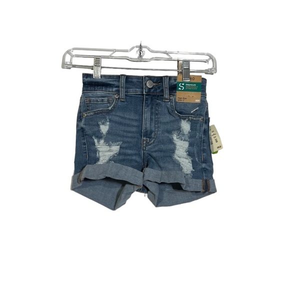NWT Aeropostale Jorts High Rise Midi Seriously Stretch Size 000 - Picture 1 of 9